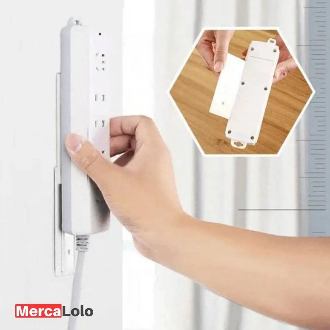 Smart Clip® SET X3 Sujetador a pared para multitomas, módems y controles