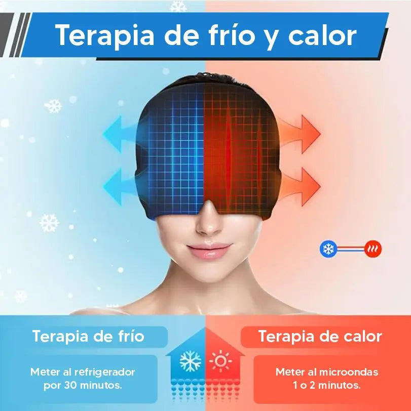 Alivia Tu Resaca en Minutos | Gorro Terapéutico en Gel