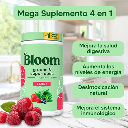 BLOOM GREEN | Mejora tu digestión y Aumenta tu energía | PAGA 1 LLEVA 2