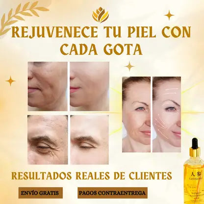 Rejuvenece tu piel con Ginseng Serum® y dile ¡Adiós a las arrugas!