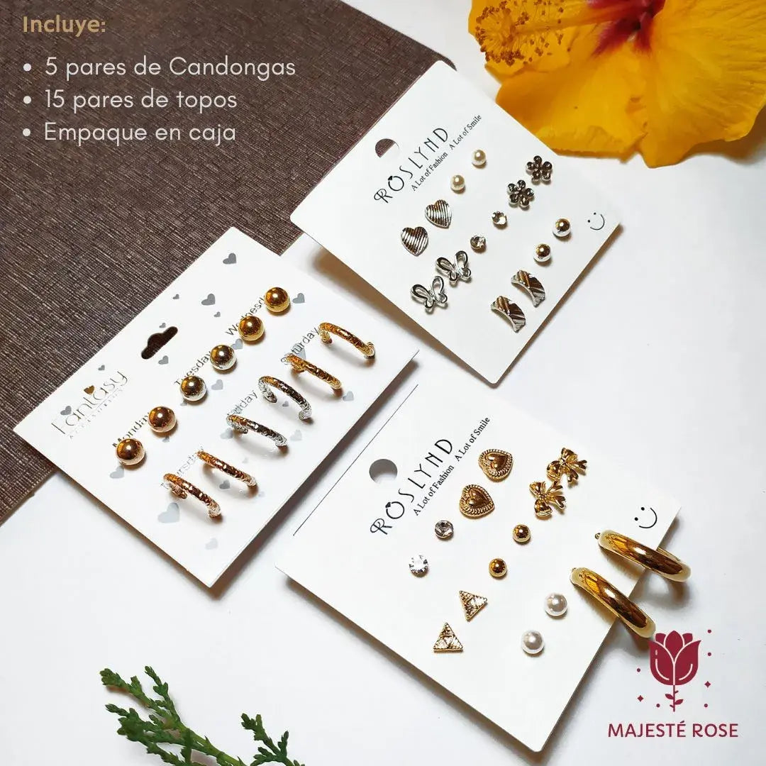 SET DE ACCESORIOS DE LUJO para regalar en Amor y Amistad