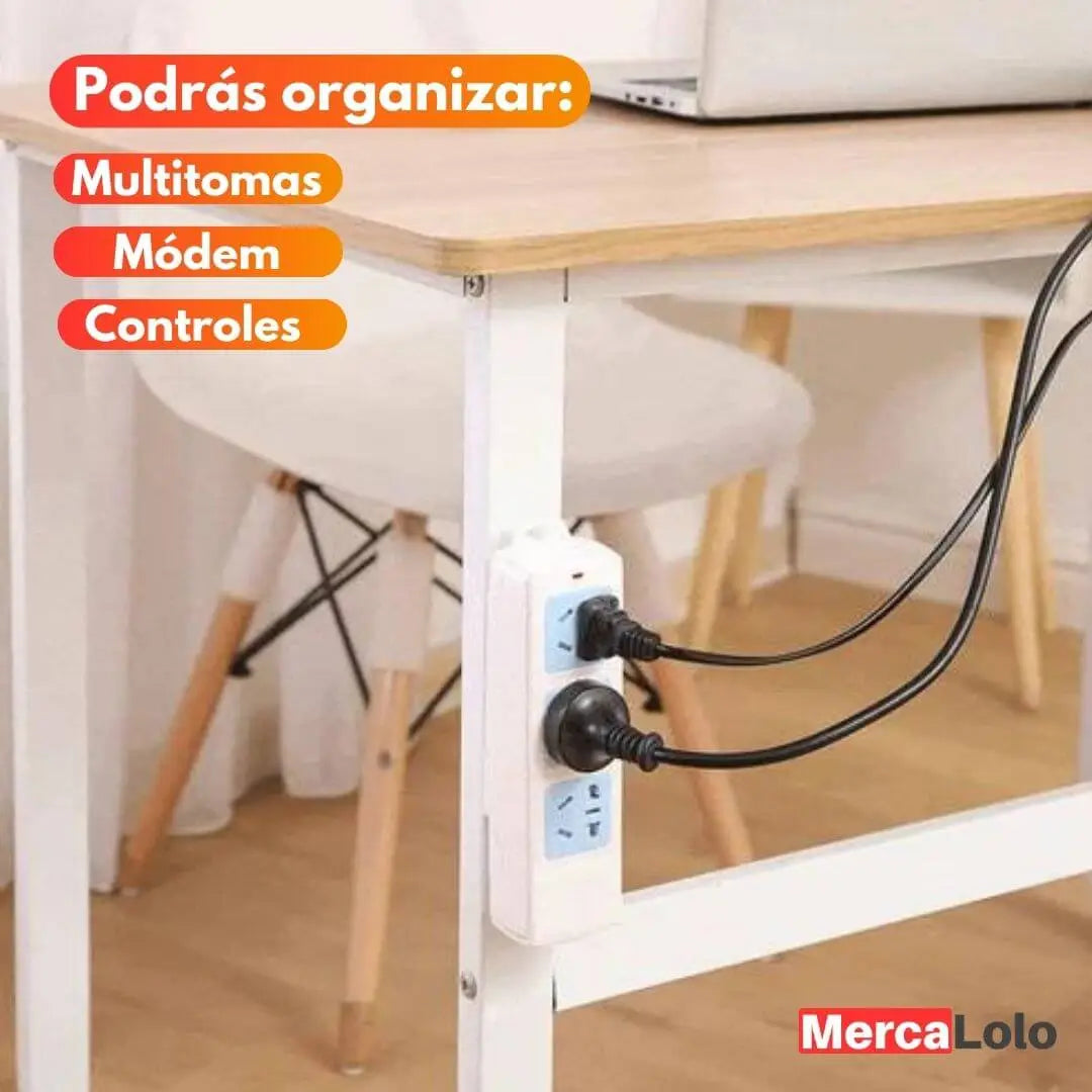 Smart Clip® SET X3 Sujetador a pared para multitomas, módems y controles