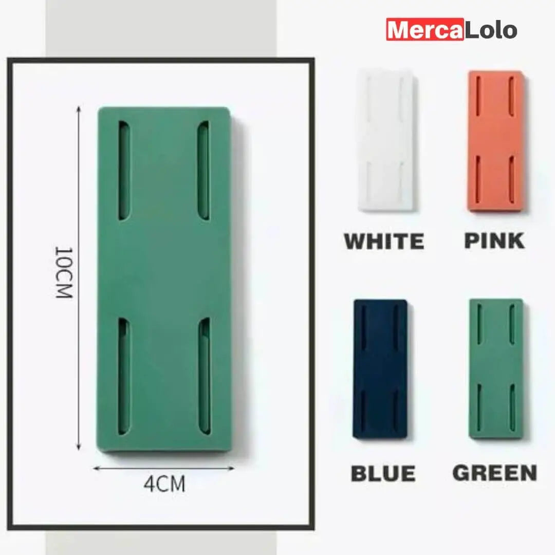 Smart Clip® SET X3 Sujetador a pared para multitomas, módems y controles