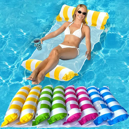 AQUA RELAX® 2x1 Hamaca inflable para la piscina y el mar - PAGA 1 LLEVA 2