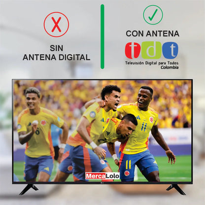 2 Antenas Digitales TDT Canales Gratis Full HD 2025 + Suscripción a Netflix ✔