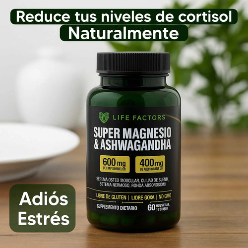 El Anti-Estrés que Relaja tu Mente en Minutos | 60 Cápsulas + Regalo 🎁