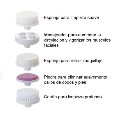 MASAJEADOR FACIAL 5 EN 1 GRATIS MASCARILLA DE TE VERDE