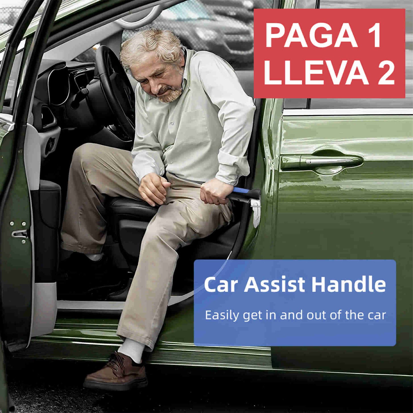 MANIJA DE ASISTENCIA PARA CARRO PAGA 1 LLEVA 2 / Para personas Mayores o embarazadas