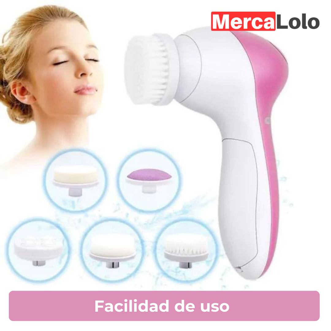 MASAJEADOR FACIAL 5 EN 1 GRATIS MASCARILLA DE TE VERDE