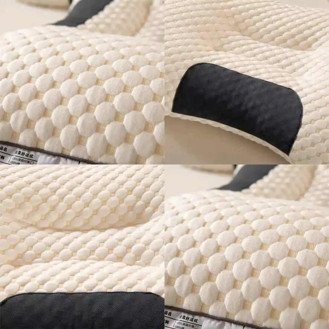 Kit Sueño Reparador: Almohada Cervical + Máscara Tapaojos y oídos + Guía de Relajación