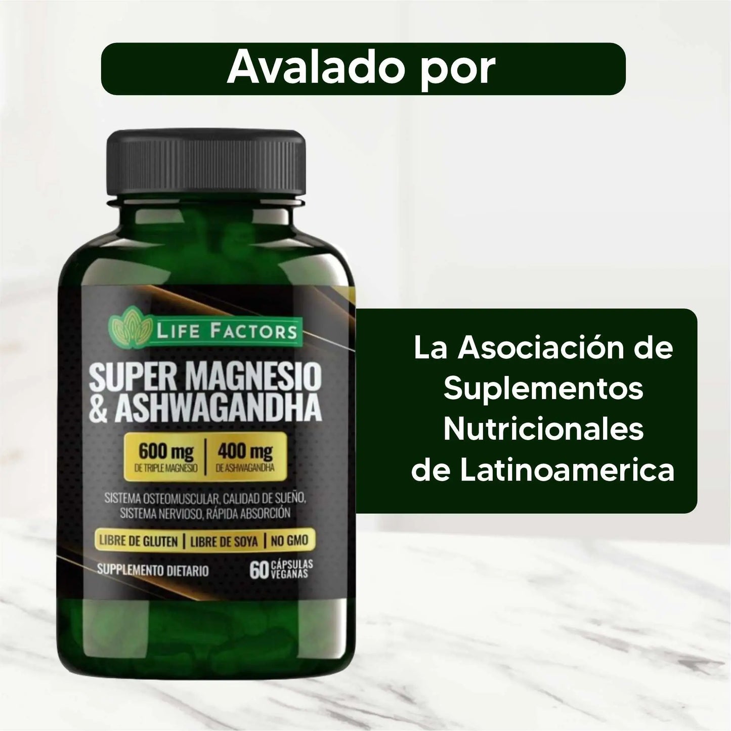 El Anti-Estrés que Relaja tu Mente en Minutos | 60 Cápsulas + Regalo 🎁