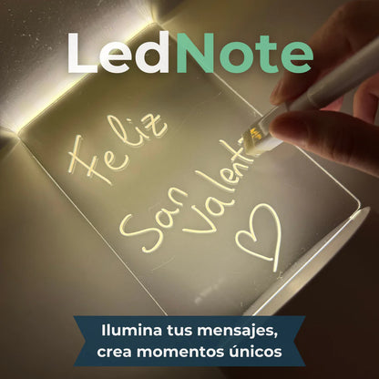 LedNote - Pizarra Luminosa Borrable
