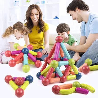 MAGNET PLAY® Juego de barritas magnéticas x 42, 60 o 72 PIEZAS
