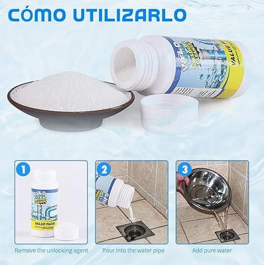 LIMPIADOR DE DESAGÜE EFECTIVO - PAGA 1 LLEVA 3