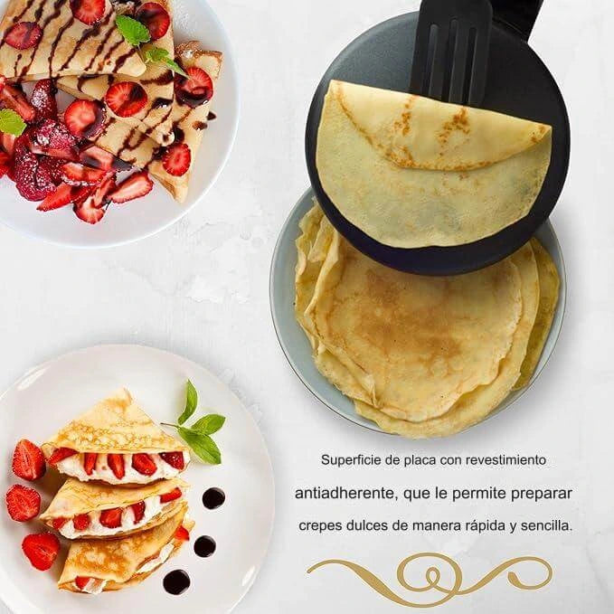 CREPE MASTER® Máquina para hacer crepes instantáneos - Lleva GRATIS Recetario digital