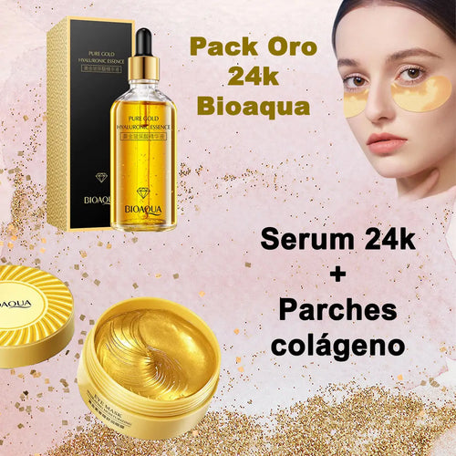 COMBO SERUM 24K + PARCHES DE OJOS