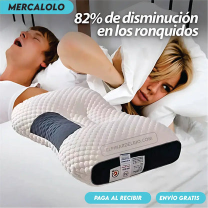 Kit Sueño Reparador: Almohada Cervical + Máscara Tapaojos y oídos + Guía de Relajación