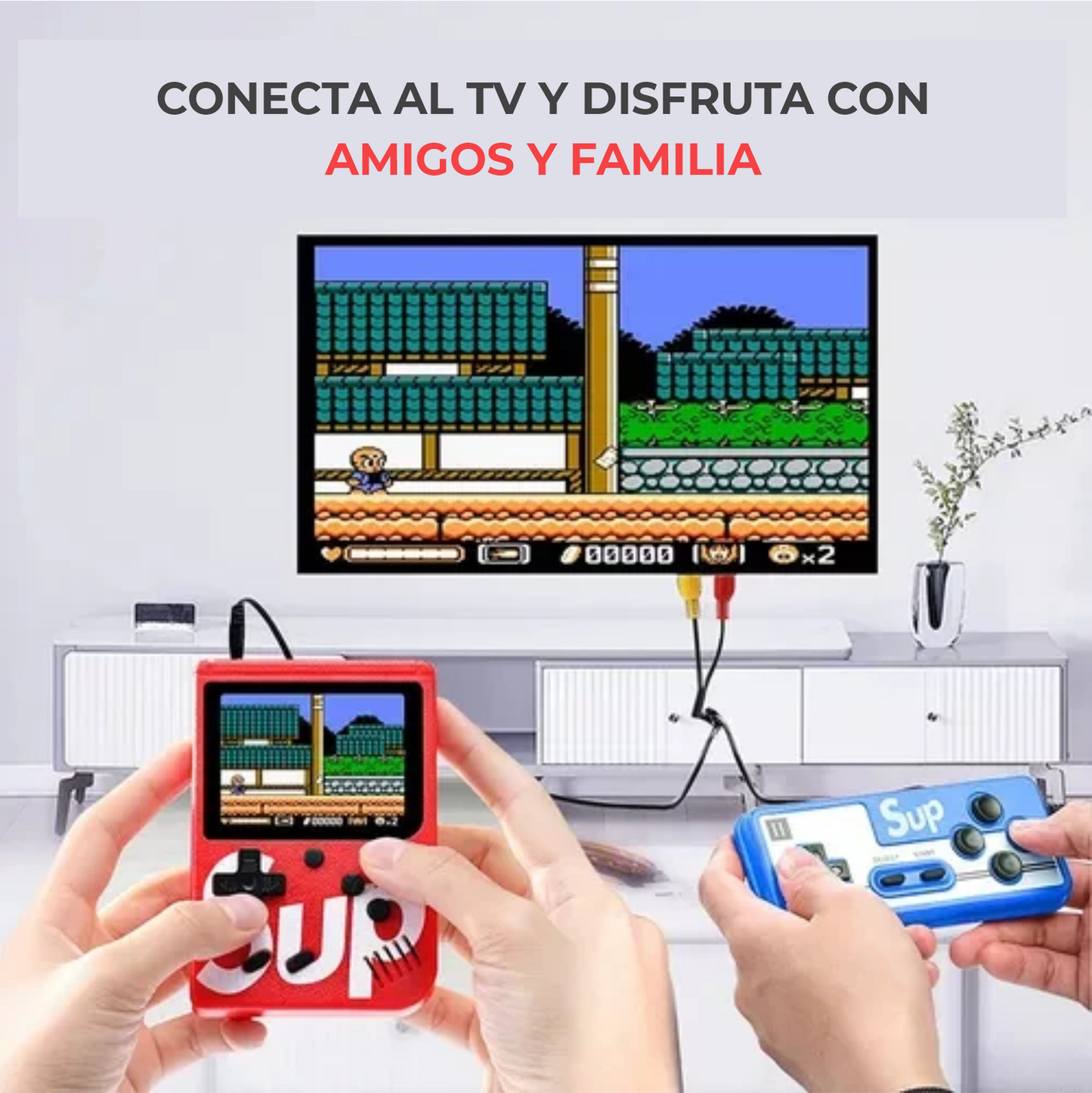 Consola Mini Clásica 400 Juegos