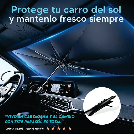 Parasol protector para Carro CoolPro® | Gratis linterna recargable LED
