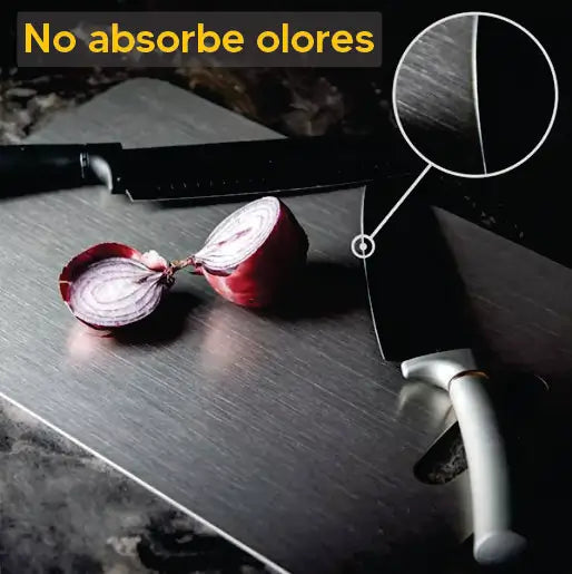 Tabla de cortar en Acero Inoxidable garantizado InoxPro®